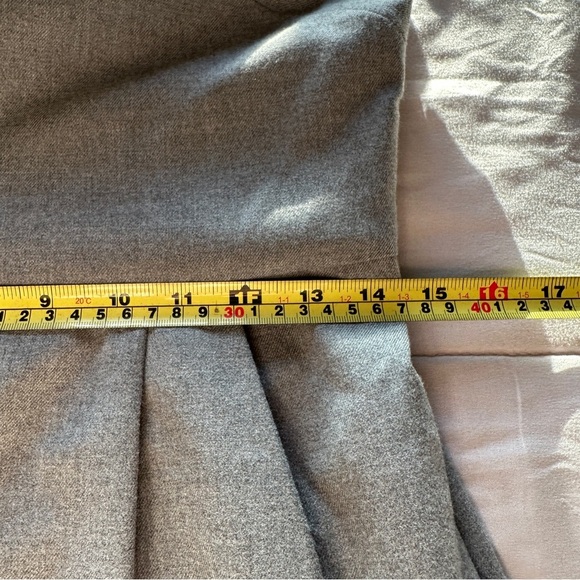 BANANA REPUBLIC Grey Bow Back midi Dress size 6P - Picture 12 of 16